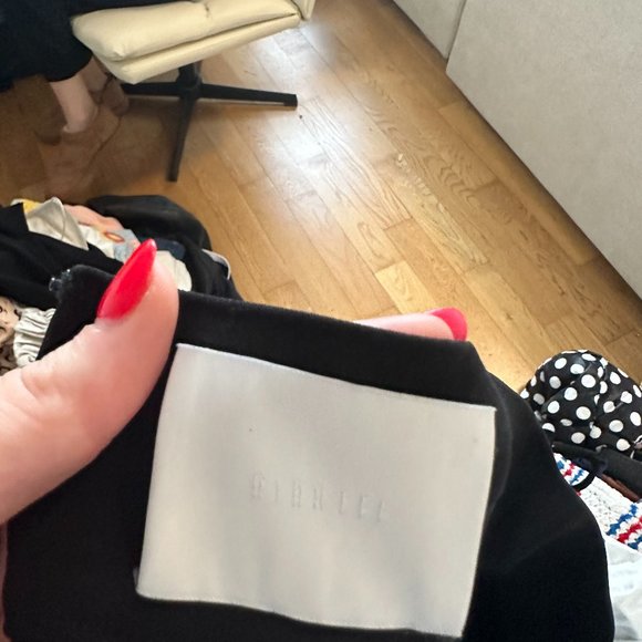 Dion Lee Mesh Long Sleeve Top Silk Knit Moulded Bustier High Neck in Black - Picture 3 of 9